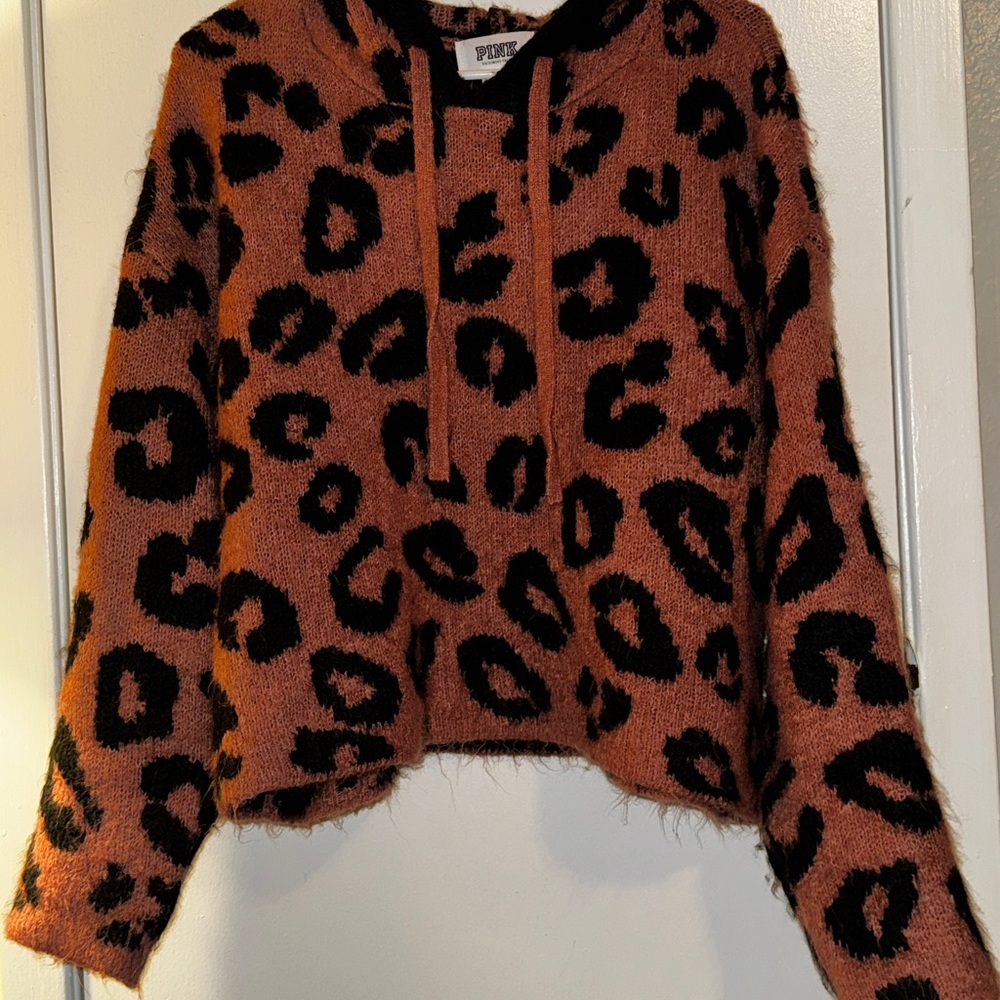 Victoria's Secret Pink Leopard Sweater